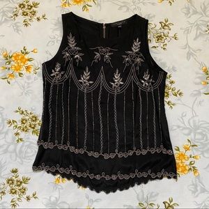 Sanctuary Clothing Size XS Beaded Top NWT